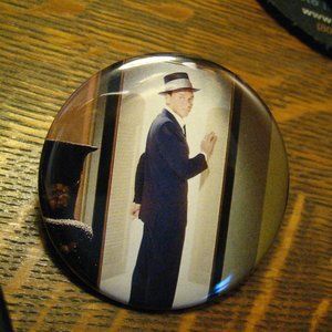 🎵 Frank Sinatra Old Blue Eyes Pocket Mirror